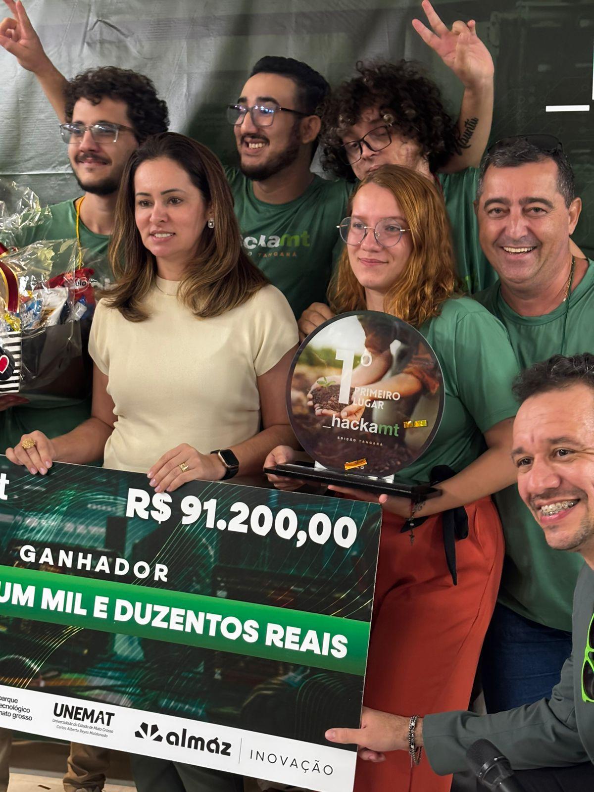 ESCOLA TÉCNICA DE TANGARÁ DA SERRA CONQUISTA 1º E 2º LUGAR NA _HACKAMT 2025