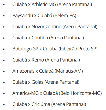 Contagem regressiva: o que o Cuiabá precisa para voltar à Série A nos últimos 10 jogos
