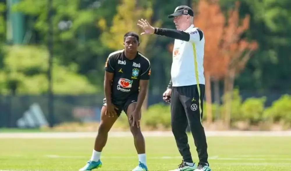  Endrick vai jogar? Ancelotti fala sobre atacante antes de Brasil x Haiti pela Copa do Mundo