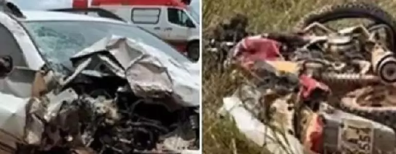  Idoso é arremessado e morre em rodovia estadual