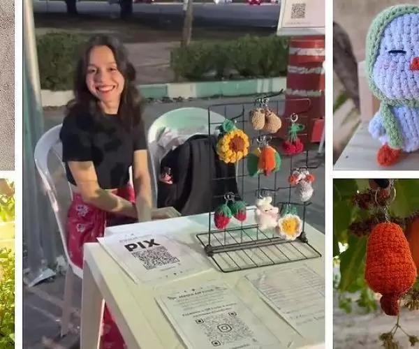  Linha, fé e empreendedorismo: estudante da UFMT constrói marca própria aos 20 anos