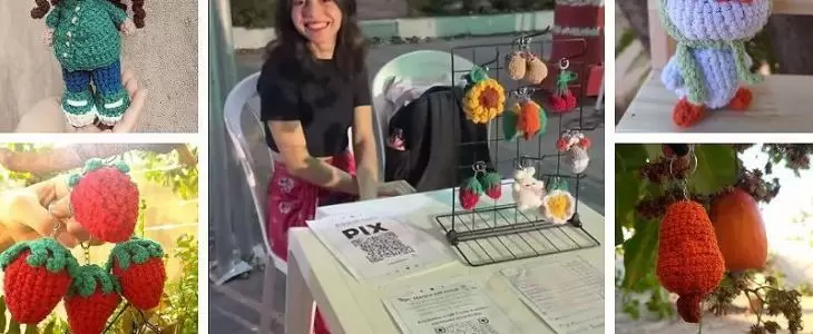  Linha, fé e empreendedorismo: estudante da UFMT constrói marca própria aos 20 anos