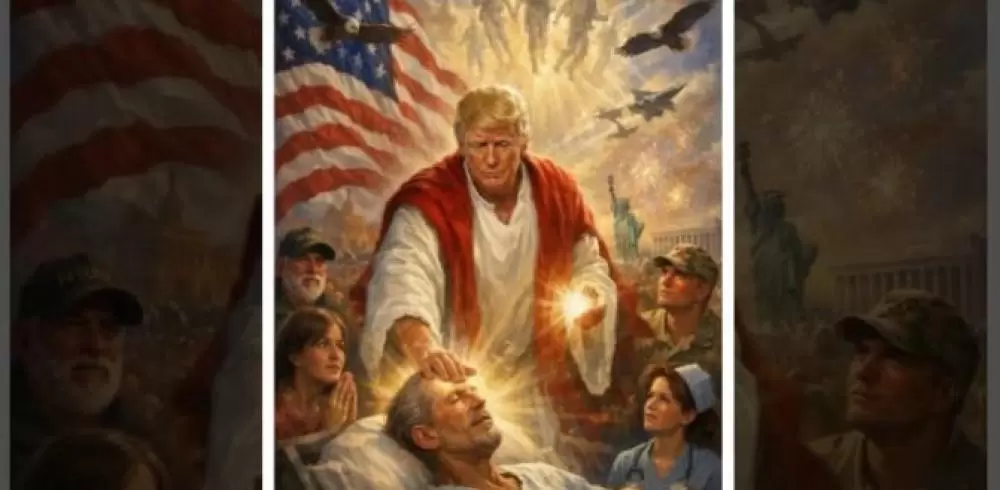  Trump apaga imagem em que aparecia como Jesus após críticas
