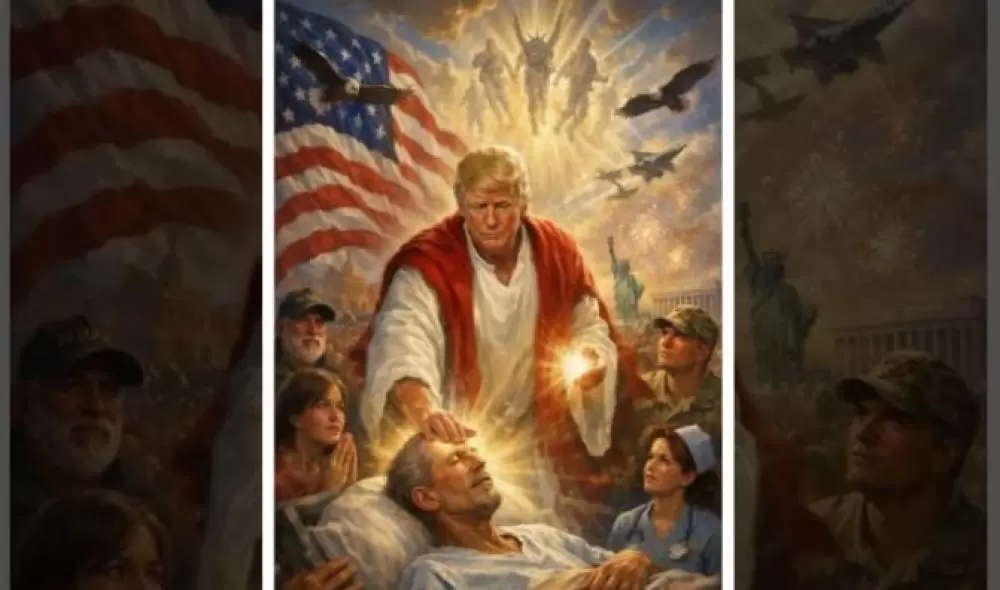  Trump apaga imagem em que aparecia como Jesus após críticas